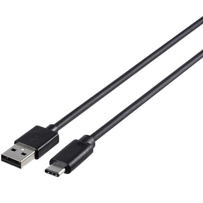USB2.0ケーブル(A to C) 1.5m ブラック BSUAC215BK
