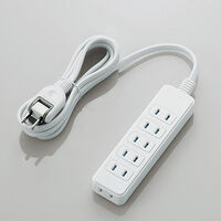 シャッタータップ/6個口/2m/ホワイト T-ST02N-2620WH