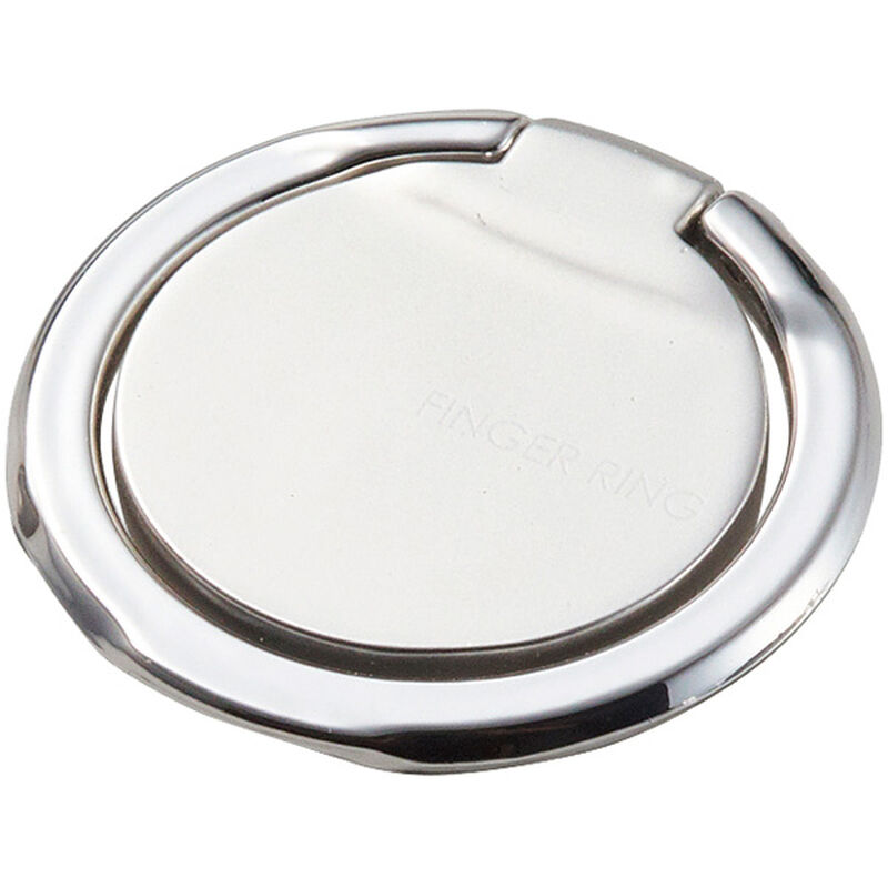 スマートフォン用ストラップ/フィンガーリング/薄型/シルバー P-STRSLSV