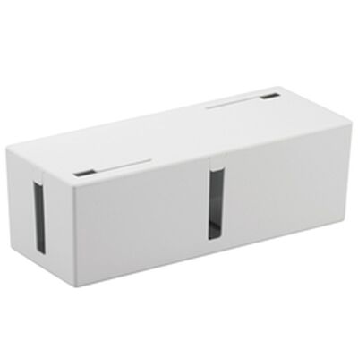 ケーブルボックス 電源タップ&ケーブル収容 Lサイズ ホワイト BSTB01LWH