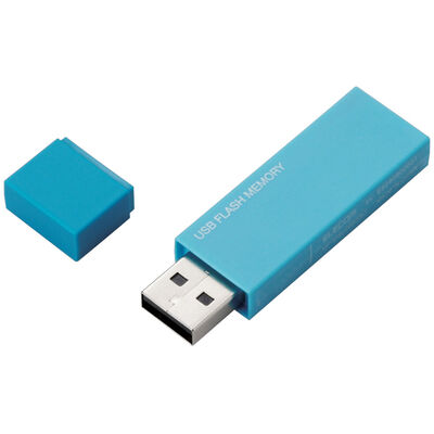 USBメモリー/USB2.0対応/セキュリティ機能対応/16GB/ブルー MF-MSU2B16GBU