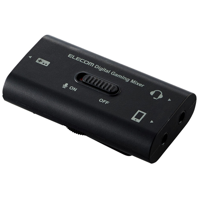 ゲーム向けUSBデジタルミキサー/PS4/Switch対応/ブラック HSAD-GM30MBK