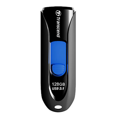 128GB USB3.0メモリ JetFlash 790 ブラック TS128GJF790K