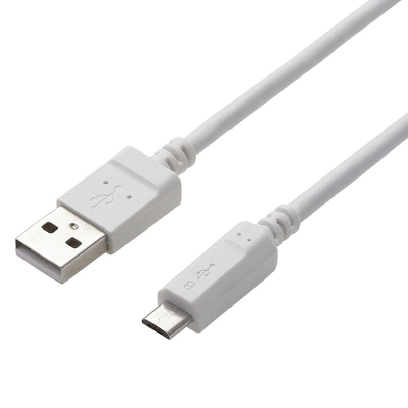 microUSBケーブル/2A出力/スタンダード/通信・充電/1.5m/ホワイト MPA-AMB2U15WH