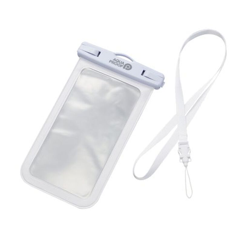 スマートフォン用防水ケース/IPX8/ネックストラップ付属/ホワイト P-WPSN04WH