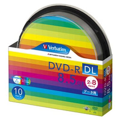 DVD-R DL 8.5GB PCデータ用 8倍速対応 10枚スピンドルケース入り ワイド印刷可能 DHR85HP10SV1