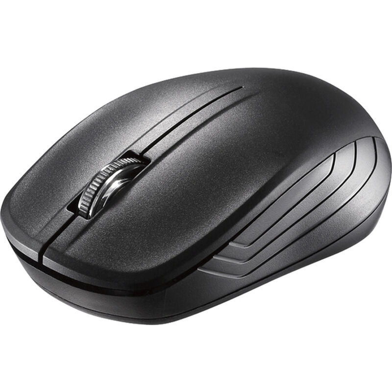 無線（2.4GHz）IR LEDマウス 3ボタンタイプ 簡易パッケージモデル ブラック BSMRW21BKZ