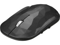 薄型 5ボタン 無線 BlueLEDマウス ジオメトリー ブラック BSMBW530GBK