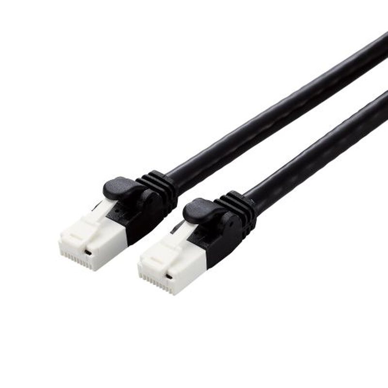 LANケーブル/CAT6A対応/EU RoHS指令準拠/爪折れ防止/簡易パッケージ仕様/2.0m/ブラック LD-GPAT/BK2/RS