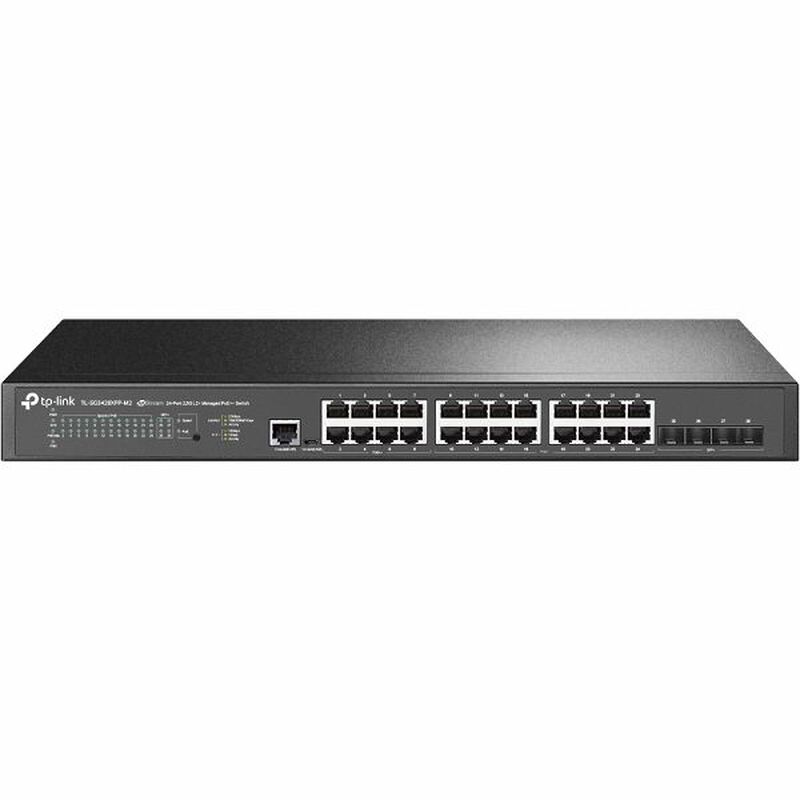 JetStream 24ポート 2.5GBASE-T & 4ポート 10GE SFP+ L2+ マネージドスイッチ（PoE+16&PoE++8搭載） TL-SG3428XPP-M2