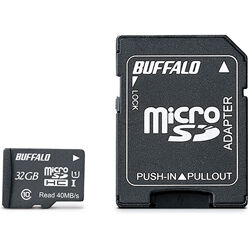 富士通WEB MART] UHS-I Class1 microSDHCカード SD変換アダプター付 32GB RMSD-032GU1SA ZD- RMSD032GU1SA : 富士通