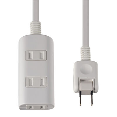 扉付タップラン 3個口 0.5m ホワイト WBT-N3005B(W)