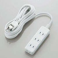 シャッタータップ/4個口/5m/ホワイト T-ST02N-2450WH