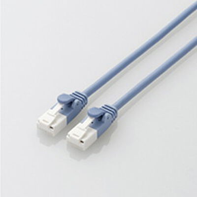 やわらかLANケーブル/CAT6A/爪折れ防止/1.0m/ブルー LD-GPAYT/BU10