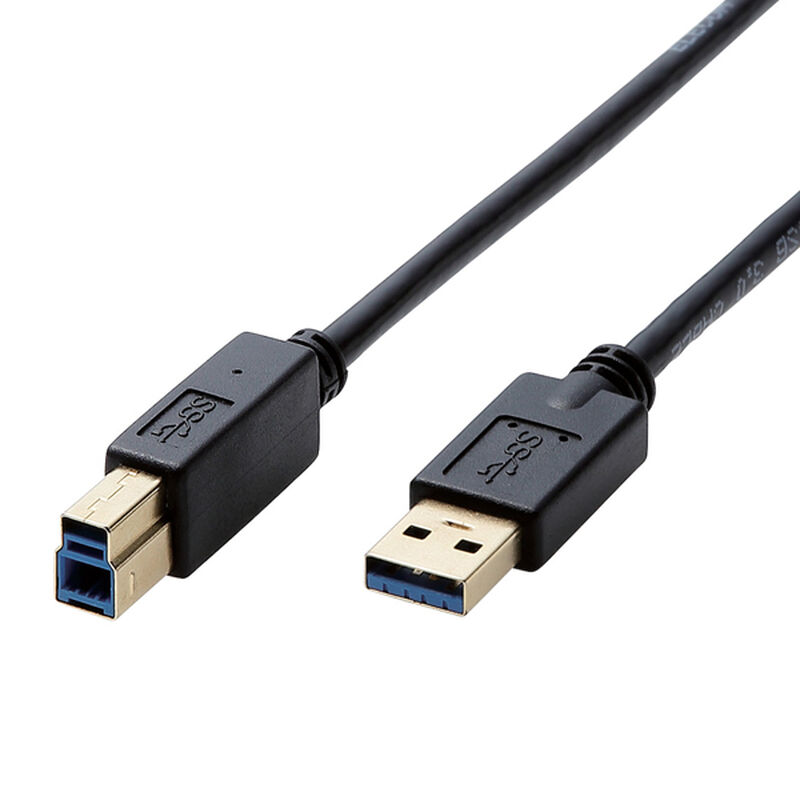 USB3.0ケーブル/A-Bタイプ/1.5m/ブラック DH-AB3N15BK