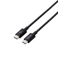 USB Type-C to USB Type-Cケーブル/USB Power Delivery対応/やわらか耐久/1.2m/ブラック MPA-CCYS12NBK