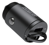 Power Delivery対応 シガーソケットタイプ充電器/45W/USB Type-C 2ポート/ブラック ACPD-V045C2