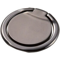 スマートフォン用ストラップ/フィンガーリング/薄型/ブラック P-STRSLBK