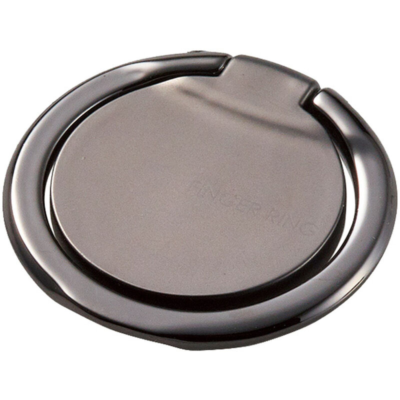 スマートフォン用ストラップ/フィンガーリング/薄型/ブラック P-STRSLBK