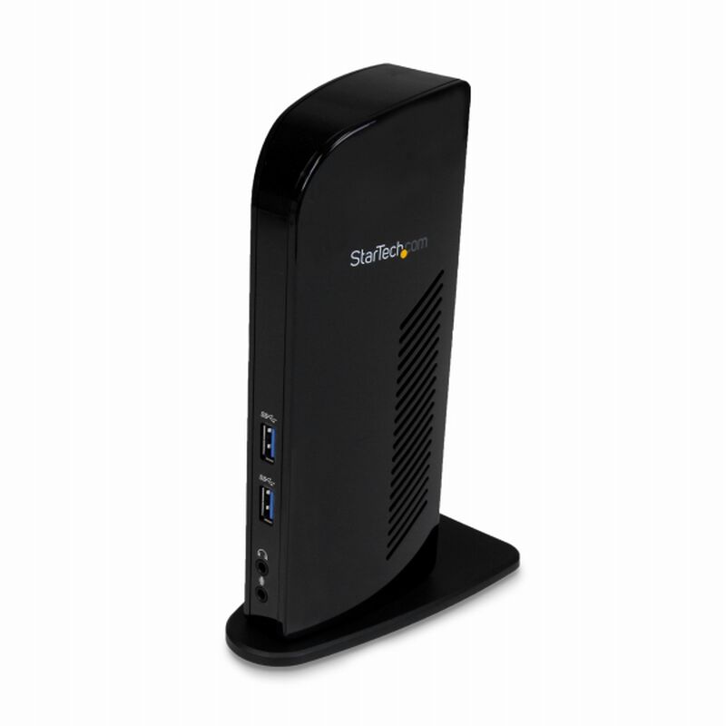 USB3.0接続ドッキングステーション Mac/Windows対応 デュアルモニタ対応 HDMI & DVI 6x USBポート USB3SDOCKHD