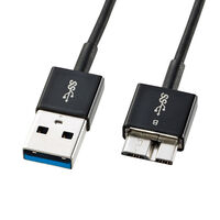 USB3.0マイクロケーブル（A-MicroB） 0.5m 超ごく細 KU30-AMCSS05K
