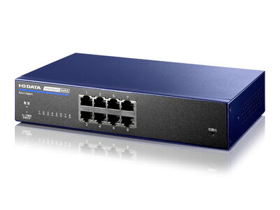 IEEE802.1X認証対応L2インテリジェントスイッチ 8ポート ミレニアム群青 BSH-G08MB