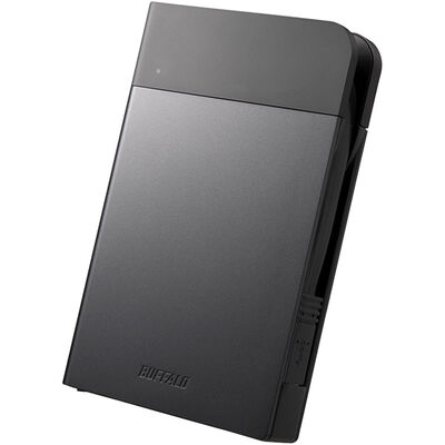ICカードロック 耐衝撃防雨防塵 暗号化機能 USB3.0 ポータブルSSD 240GB ブラック SSD-PZN240U3-BK