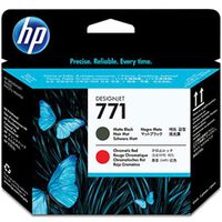 HP771 プリントヘッド マットブラック /クロムレッド CE017A