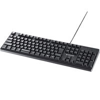 USB＆PS/2接続 有線ゲーミングキーボード PS4対応 ブラック BSKBCG300BK