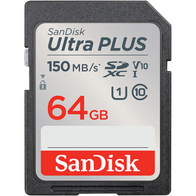 ウルトラ プラス SDXC UHS-I カード 64GB SDSDUWC-064G-JN3IN