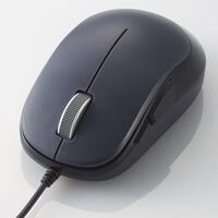 BlueLEDマウス/EPRIM/有線/5ボタン/ブラック M-Y9UBBK