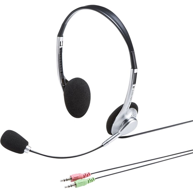 マルチメディアPCヘッドセット（シルバー） MM-HS515SVN