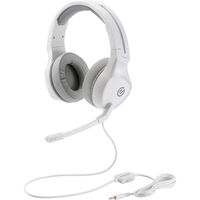ゲーミングヘッドセット/4極ミニプラグ/極厚イヤーパッド/コントローラ付属/ホワイト HS-G01WH