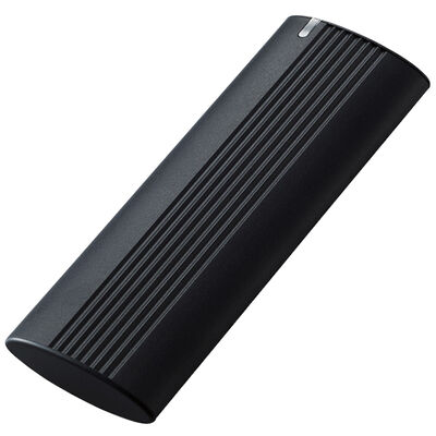 外付けSSD/ポータブル/USB3.2(Gen2)対応/Type-C/1TB/ブラック ESD-EH1000GBK