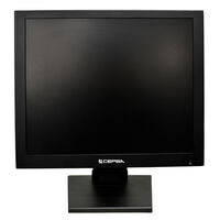 メタルキャビネット19インチ液晶監視モニター 1280×1024ドット/BNC,HDMI,VGA/ブラック/スピーカー/CVBS信号対応 LAD-DT19S