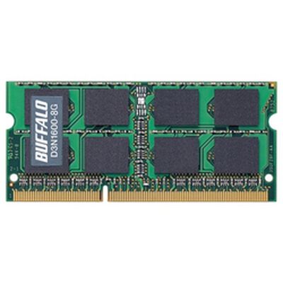 PC3-12800（DDR3-1600）対応 204Pin用 DDR3 SDRAM SO-DIMM 8GB