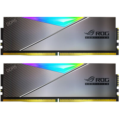 XPG LANCER RGB ROG CERTIFIED Black DDR5-6600MHz U-DIMM 16GB×2 32-44-44 DUAL COLOR BOX AX5U6600C3216G-DCLARROG