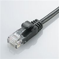 CAT6準拠 GigabitやわらかLANケーブル 5m(ブラック) LD-GPY/BK5