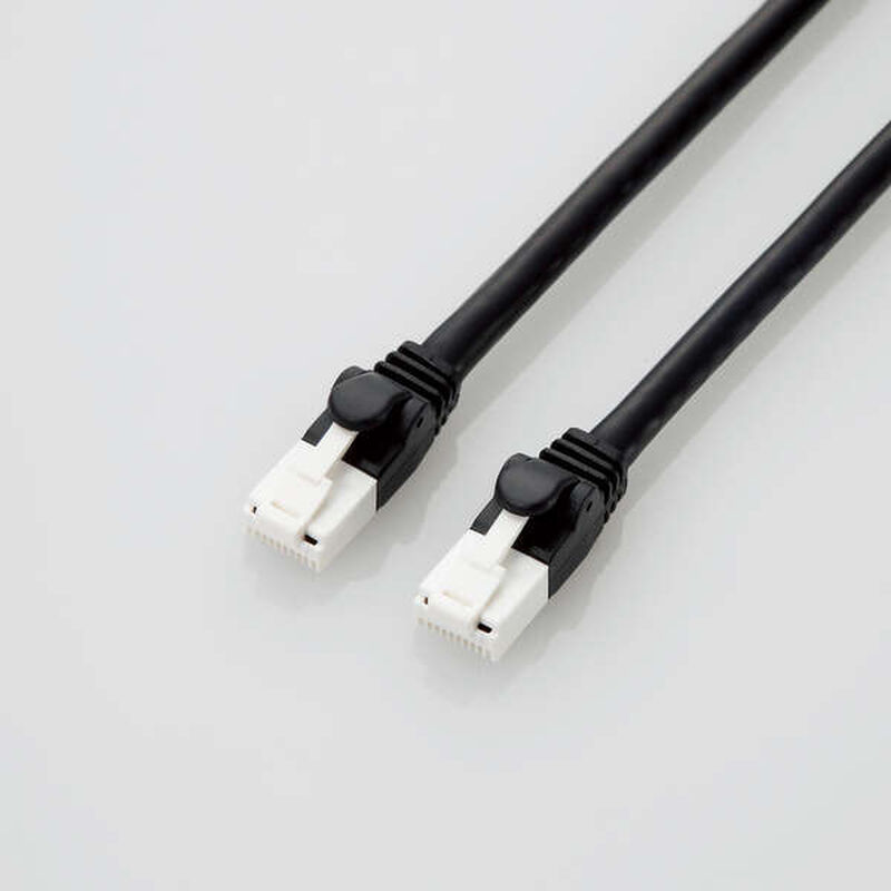LANケーブル/PS5対応/CAT6A/爪折れ防止/3.0m/ブラック GM-LDGPAT/BK30