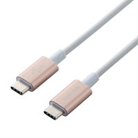 スマホ・タブレット用USBケーブル/USB(C-C)/準高耐久/USB Power Delivery対応/認証品/1.0m/ゴールド MPA-CCPS10PNGD