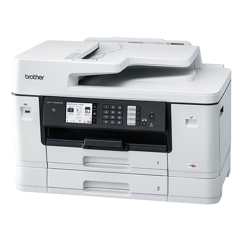 A3インクジェット複合機 （FAX/ADF/30万ページ耐久/自動両面/2段トレイ） MFC-J7300CDW