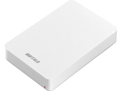 USB3.1（Gen.1）対応 耐衝撃ポータブルHDD 4TB ホワイト HD-PGF4.0U3-GWHA