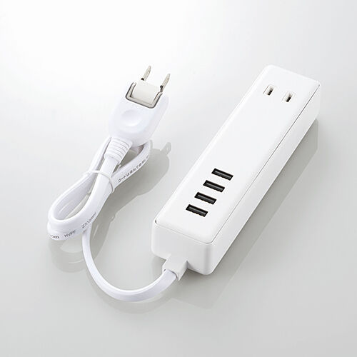 富士通 WEB MART | モバイルUSBタップ/USBメス×4/AC×2/ケーブル60cm