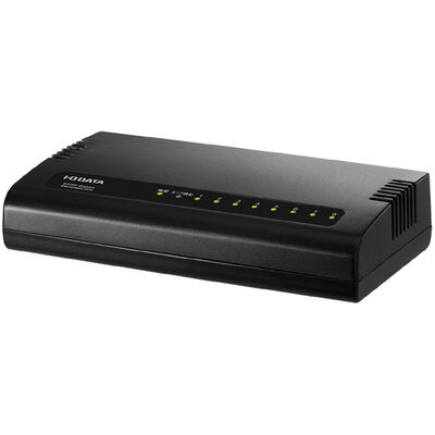 1000BASE-T(Gigabit Ethernet)対応 省電力機能付 8ポートスイッチングハブ ブラック ETG-ESH08KC