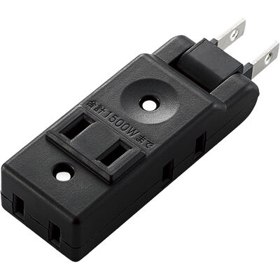 小型タップ/コンパクト/4個口/ブラック AVT-M01-24BK