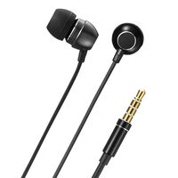 マイク付きステレオイヤホン（ブラック） MM-HS706BK