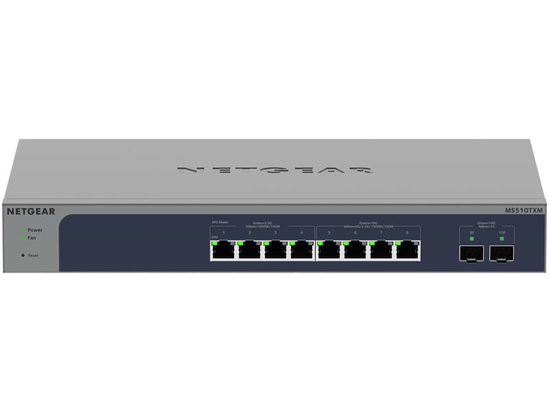 マルチギガ8ポートSFP+ 2スロット スマートスイッチ MS510TXM-100AJS