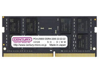 ノートPC用 PC4-25600/DDR4-3200 32GB 260pin Unbuffered_Non-ECC_SO-DIMM 1.2v 日本製 2rank CB32G-SOD4U3200