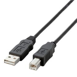 富士通WEB MART] USBケーブル ABタイプ/2.0m(ブラック) USB2-ECO20 ZD 
