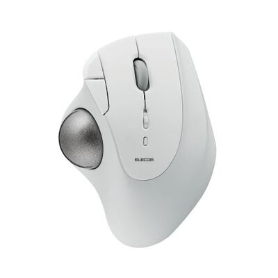 トラックボールマウス/IST/36mmボール/親指/人工ルビー支持/Bluetooth/5ボタン/ホワイト M-IT10BRWH